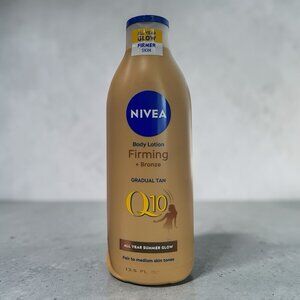 NIVEA Q10 Firming +Bronze Body Lotion Gradual Tan  Moisturizer USA Shipper 13oz